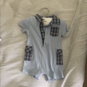 FAO Baby Boy Onesie w/matching shoes
